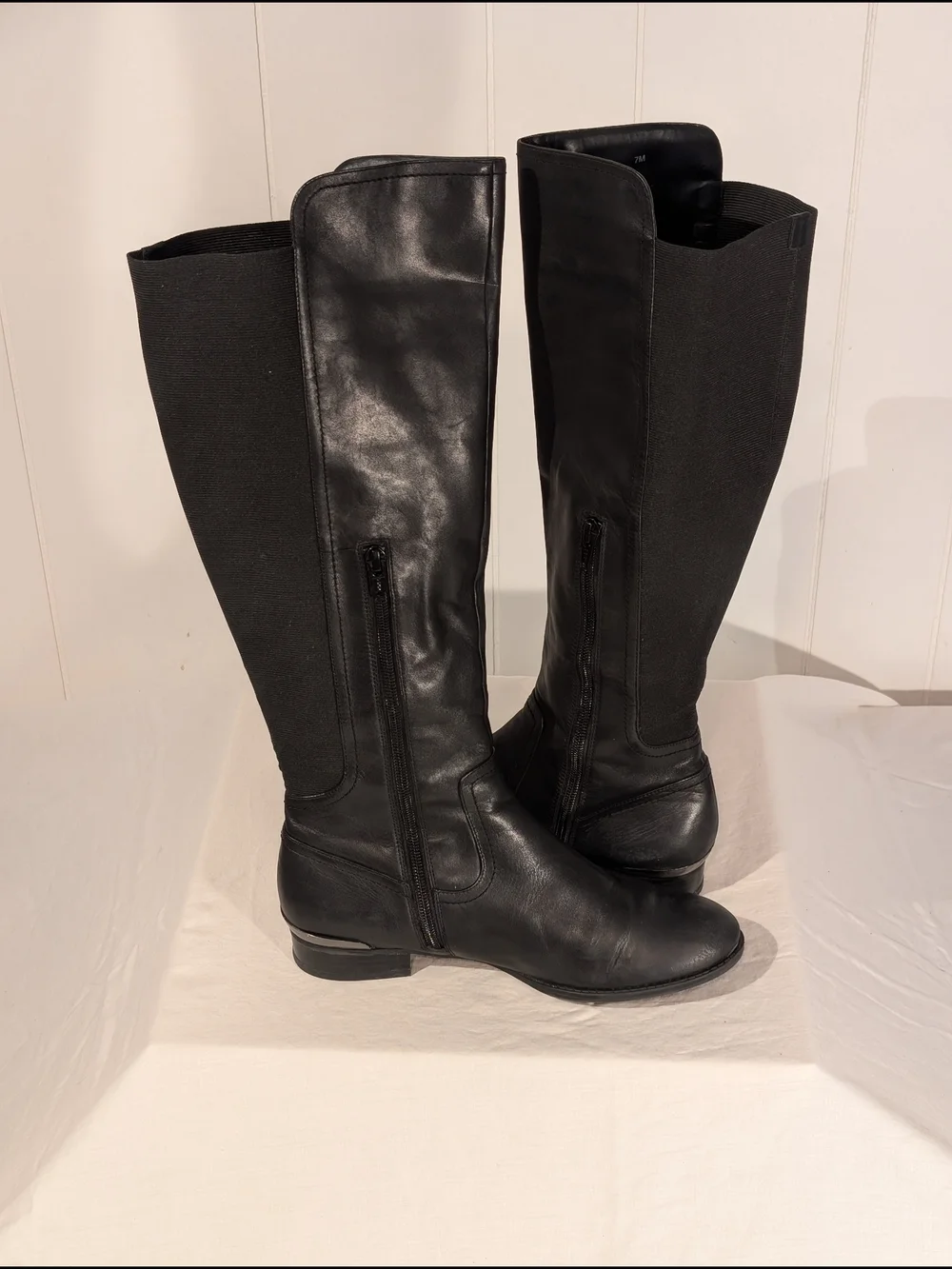 Alfani Black Leather Over-the-Knee Riding Boots